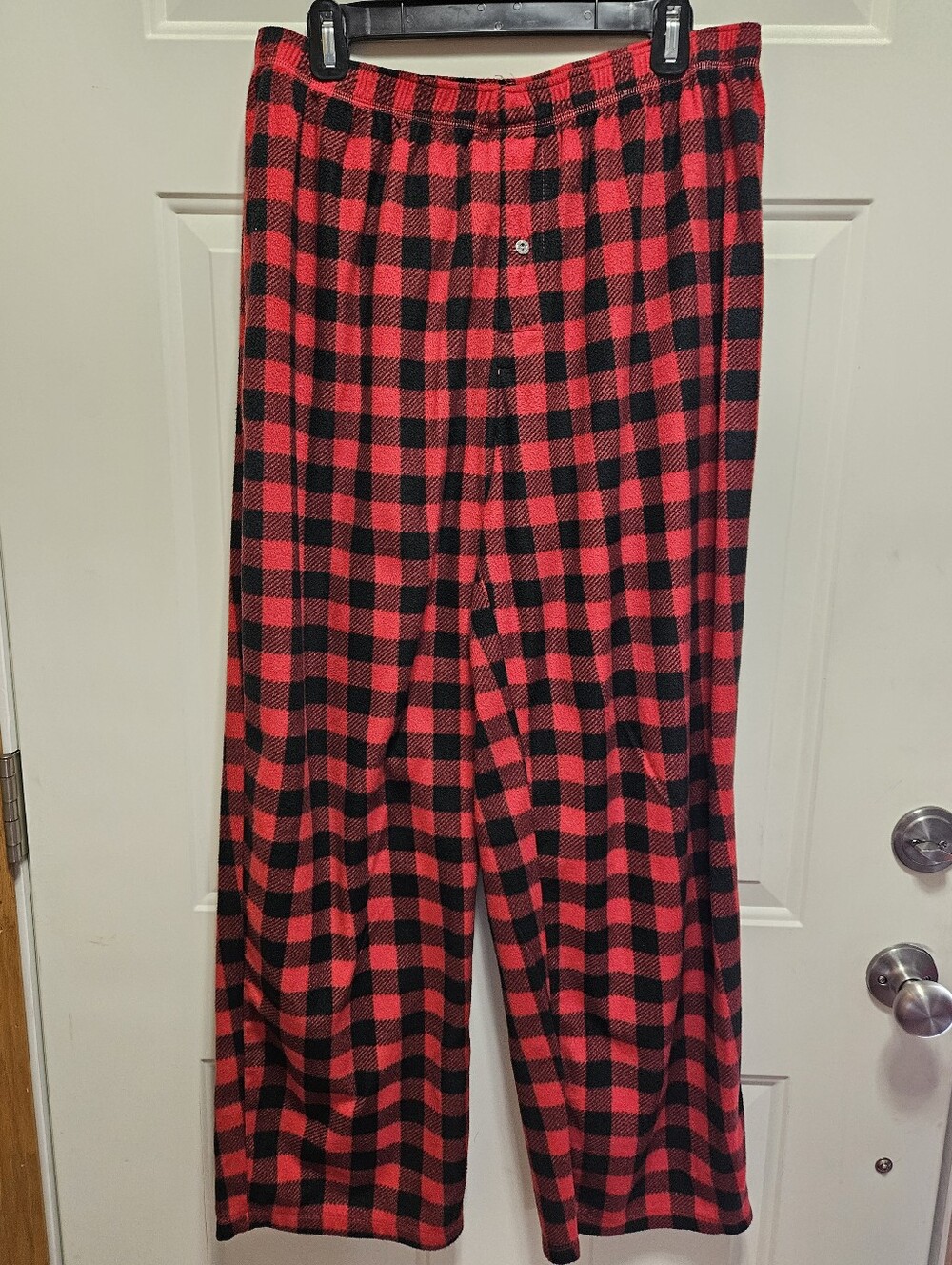 Fleece Buffalo Plaid Sleepwear Pants